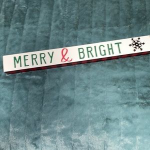🆕Merry & Bright wooden Holiday decor